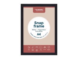 Europel Klapframe A4 25mm Mat Zwart