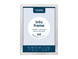 Europel Info Frame / Zelfklevende Set 2 Stuks A4 Zilver