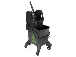 Jantex 20Ltr Hoge Mopemmer En Wringpers - Groene Opdruk
