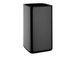 Bolero Vierkante Afvalbak Titanium Zwart 10Ltr