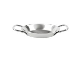Olympia Tafel Presentatie Mini Paella Pan Roestvrij Staal 150mm