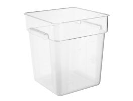 Hygiplas Polycarbonaat Vierkante Opslagcontainer 15Ltr