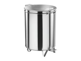 Gastro M RVS Pedaalemmer met Wielen 50L