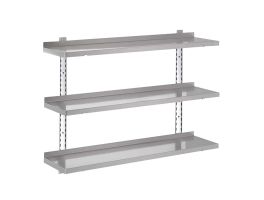 Gastro-M complete schapset 3 niveaus 100x40cm - volledige montageset (excl. schroeven)