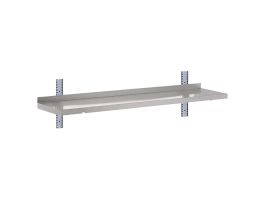 Gastro-M Complete wandplank 1 niveau 120x40cm - volledige montageset (excl. schroeven)