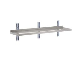 Gastro-M Complete wandplank 1 niveau 160x40cm - volledige montageset (excl. schroeven)
