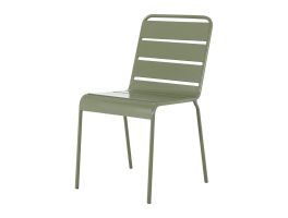 Bolero Amalfi Gelat Staal Stoel Olijfgroen (4 stuks)