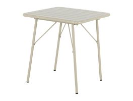 Bolero Amalfi Vierkante Gelat Staal Inklapbare Tafel Taupe 700mm
