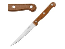 Olympia Steakmessen met PP Houtlook Handgrepen (12 stuks)