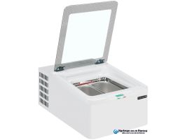 ICE2 - Schepijsvitrine opzetvitrine 2 bakken 5 liter - BxDxH - 490 x 790 x 345 mm TEFCOLD
