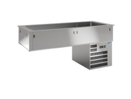 Element met gekoelde kuip 4 GN 1/1 h 200 mm