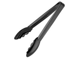 Nisbets Essentials 22cm polycarbonaat tang zwart (6 stuks)