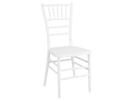 Bolero Chiavari Polypropyleen Stoelen Wit (4 stuks)