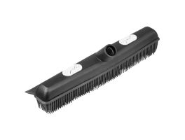 Jantex Connect rubberen bezemkop zwart 340 mm