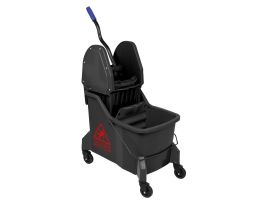 Jantex Dweilemmer met twee compartimenten en pers Rood 30L
