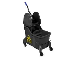 Jantex mopemmer met twee compartimenten en pers geel 30L