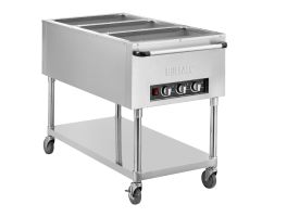 Buffalo mobiele bain-marie trolley 3x 1/1GN