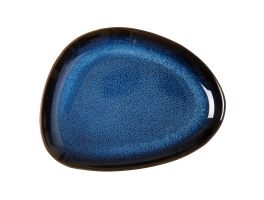Olympia Luna aardewerk driehoekige borden middernachtblauw 207x158mm (6 stuks)