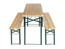 Bolero Duitse bierbank en tafelset 1770x500mm
