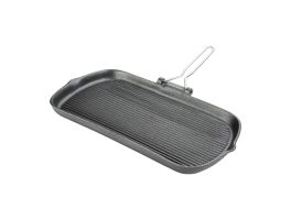 Vogue gietijzeren grillpan 22cm