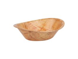 Ovale houten kom klein