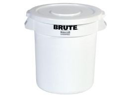 L651 - Rubbermaid Brute ronde container wit 37,9 Liter