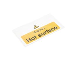 Vogue 'Caution - Hot surface' waarschuwingsbord