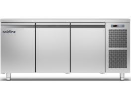 MASTER 3P - Geventileerde koelwerkbank 3 deurs GN1/1 - BxDxH - 1780 x 700 x 900 mm TEFCOLD