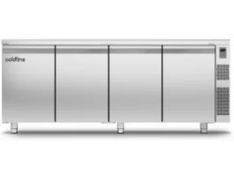 MASTER 4P/SG - Geventileerde koelwerkbank 4 deurs GN1/1  - zonder koelgroep - BxDxH - 2050 x 700 x 900 mm TEFCOLD