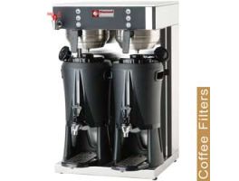 Filter koffiemachine - 2 container-verdelers van 2x2,5 Lit , warmwaterkraan