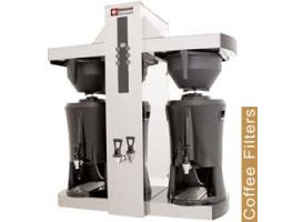 Filter koffiemachine - 2 container-verdelers van 2x 5 Lit , warmwaterkraan