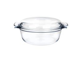 Pyrex ronde glazen casserole 3,75L