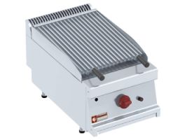 Gas lavasteengrill - 1/2 module - bakrooster in "Z"-vorm