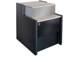 Kassa-sectie 1000 mm - ZWART