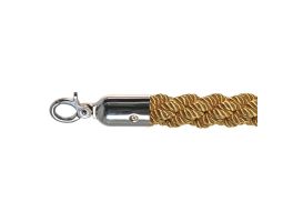 10102GC - Barrier cord luxury gold, polished, Ø 3cm, length 157 cm