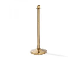 10100B - Barrier Royal Brass, Feet Ø 32cm, Post Ø 5cm, Height 95 cm, 8 kg