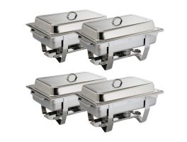 Olympia Milan chafing dish set GN 1/1 (4 stuks)