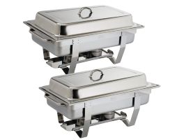 Olympia Milan chafing dish set GN 1/1 (2 stuks)