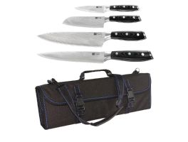 Vogue tsuki 4-delige serie 7 messenset en koffer speciale aanbieding