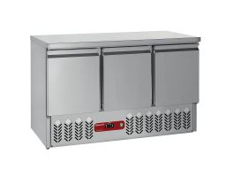 SA3/R6 - Compacte koeltafel 3 deuren GN 1/1, 380 Liter DIAMOND