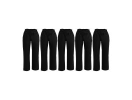 Whites Vegas Chef Broek Polykatoen Zwart S (5 stuks)