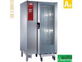 Electrische oven boiler stoom en convectie 20x GN1/1 + Cleaning