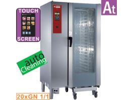 Gasoven "TOUCH" met boiler, stoom en convectie 20xGN1/1+ Cleaning