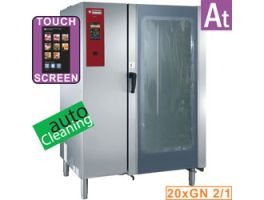 Elektrische oven  "TOUCH" met boiler, stoom en convectie 20xGN2/1+ Cleaning