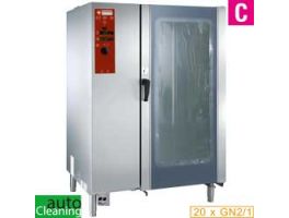 Electrische oven directe stoom en convectie, 20xGN2/1+Cleaning