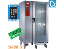 Electrische oven "TOUCH" directe stoom en convectie, 20x GN 1/1+Cleaning