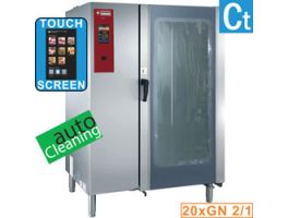 Elektrische oven "TOUCH" met boiler, stoom en convectie 20xGN2/1+ Cleaning