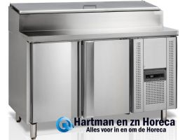 SS7200 - Voorbereidings koelwerkbank GN1/1- BxDxH - 1360 x 700 x 1080 mm TEFCOLD