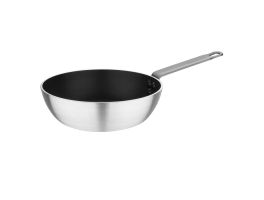 Vogue anti-aanbak aluminium conische sauteuse 24cm