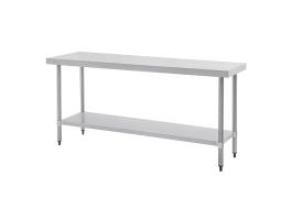 Vogue RVS werktafel zonder achteropstand 90x180x60cm